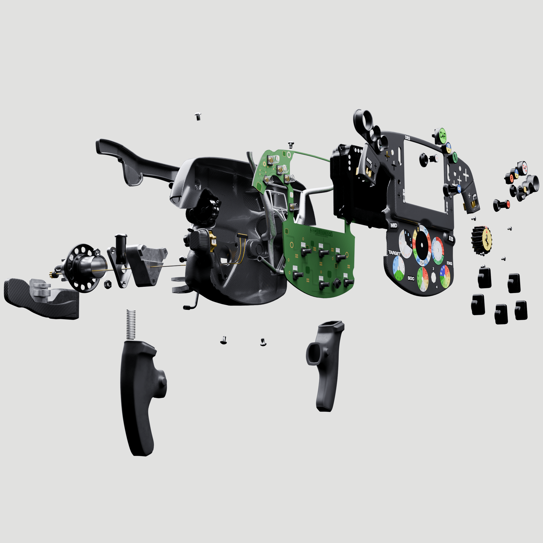 Animation Assembly F1 Steering&nbsp;Wheel